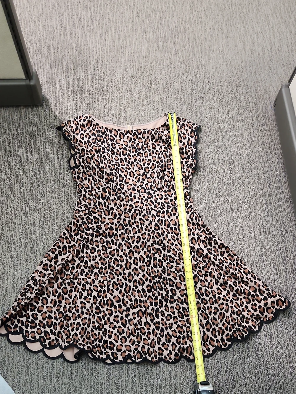 Kate Spade Spotted Leopard Print Fiorella Dress Size XL
